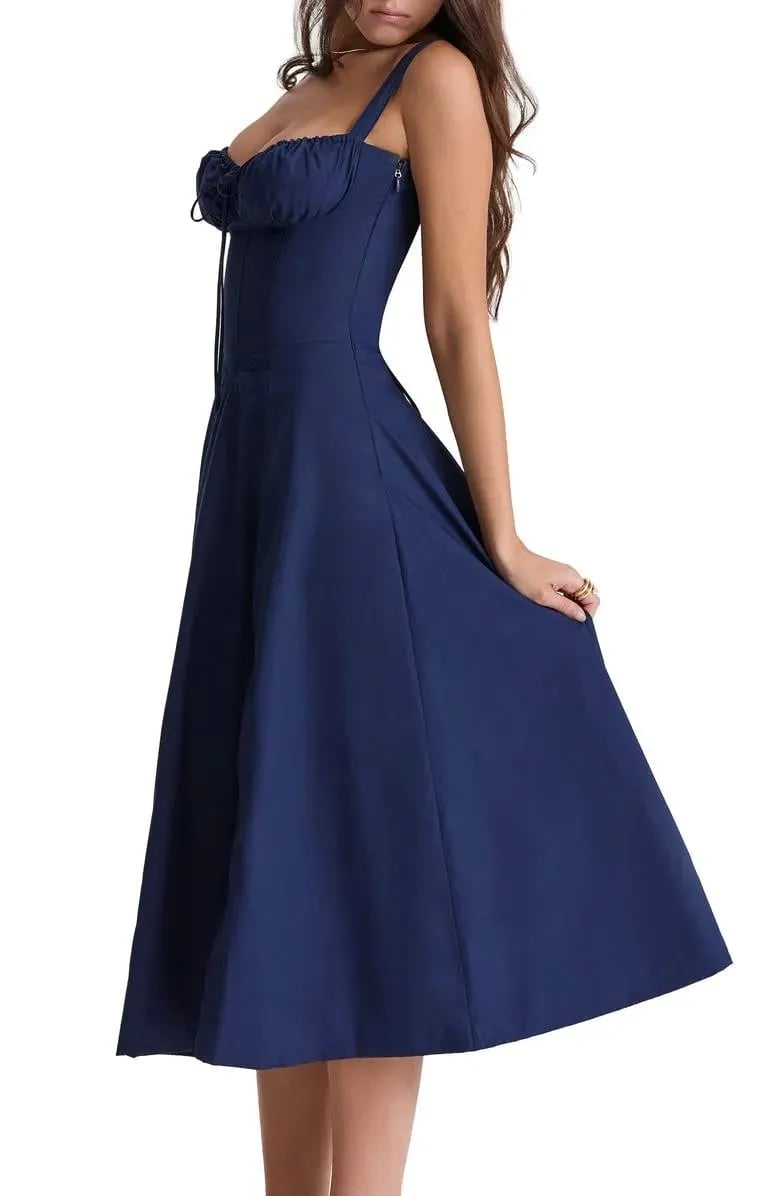 Last Day 49% OFF🔥Floral Bustier Midriff Waist Shaper Dress (Buy 2 Free Shipping)